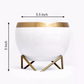 Decorative White Pot With Stand