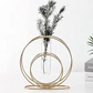 Double Rings Stand With Test Tube Flower Vase