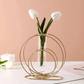 Double Rings Stand With Test Tube Flower Vase