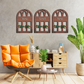 Home Sweet Home Quote Window Wall Art Set of 3