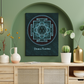Durga Yantra Wood Print Wall Art