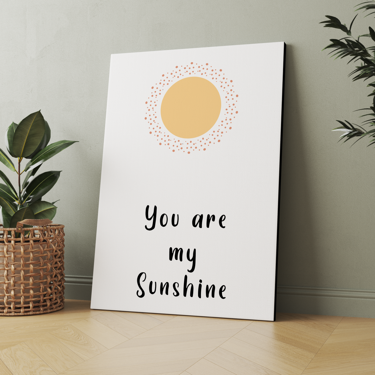 You Are My Sunshine Wood Print Wall Art