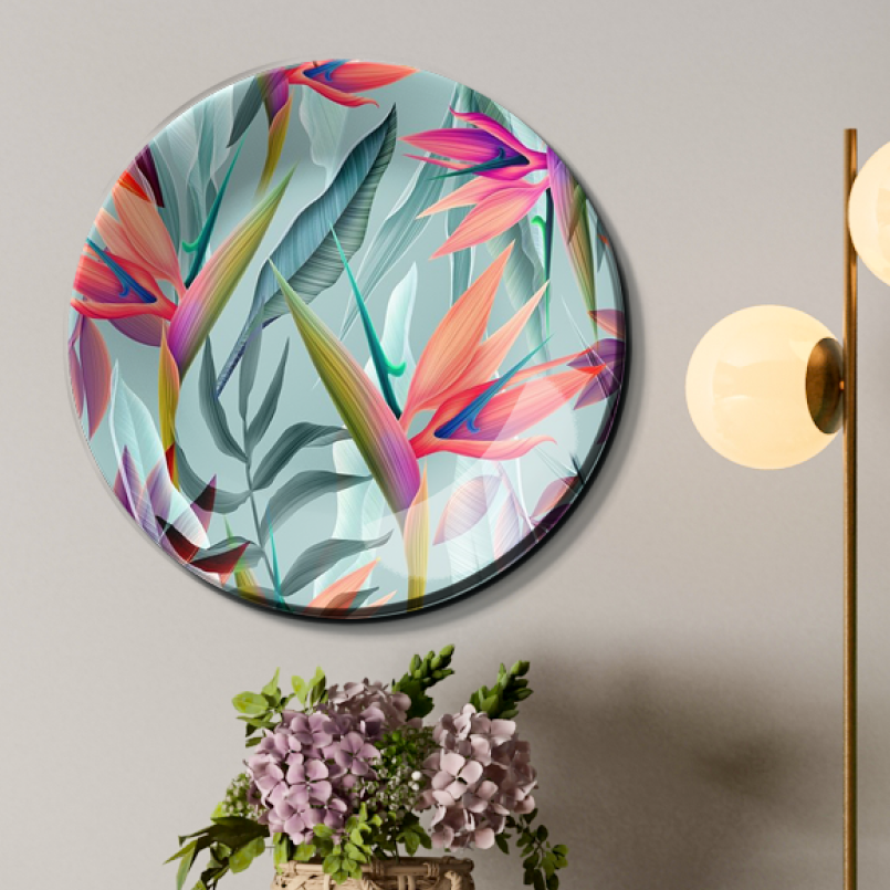 Leaf Pattern decorative plates design for home decor