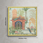 Traditional Garden With Dom Wood Print Wooden Wall Tiles Set