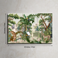 Tropical Jungle Safari Traditional Wood Print Wooden Wall Tiles Set