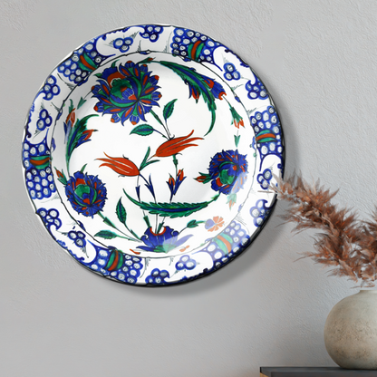 Persian Dish Vintage Art Ceramic Decorative Wall Plate