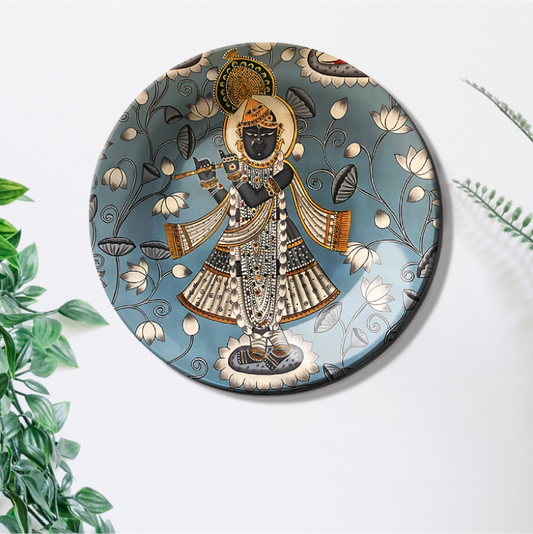 Srinath Ji Ceramic  traditional wall decor plates