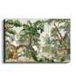 Tropical Jungle Safari Traditional Wood Print Wooden Wall Tiles Set