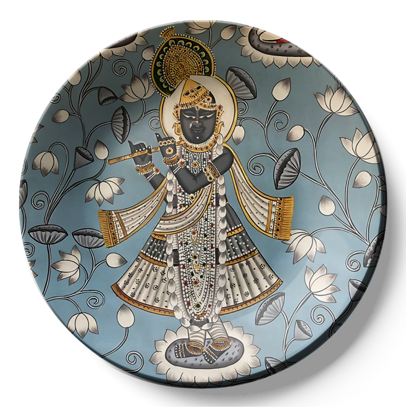 beautiful srinath ji wall plates for gifts