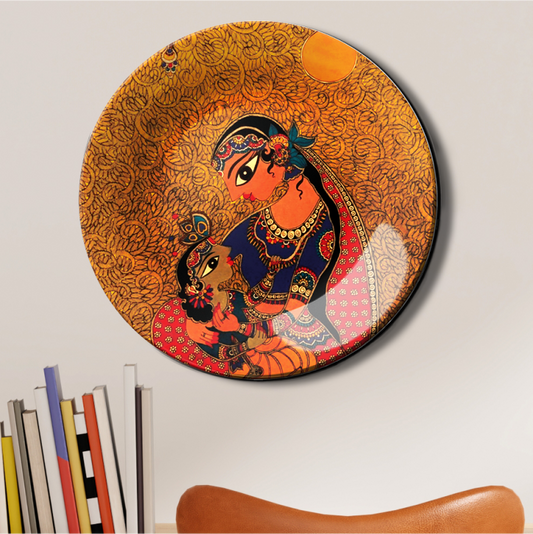 decorative plates design madhubani wall plates