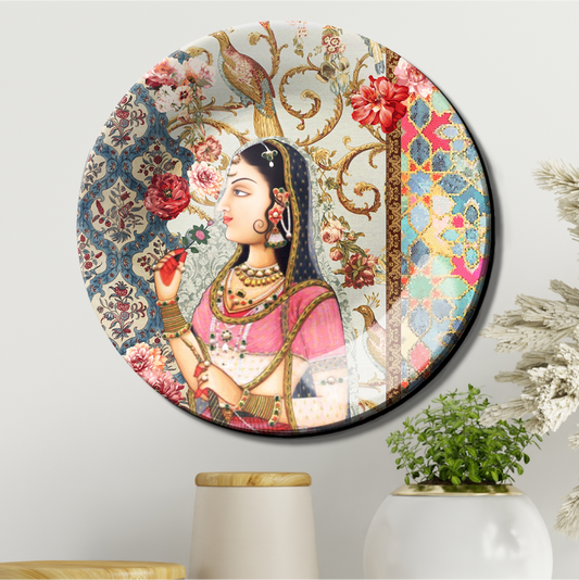 Mughal Inspired  ceramic wall hanging plates
