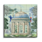 Traditional Dom in Kingdom Wood Print Wooden Wall Tiles Set