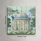 Traditional Dom in Kingdom Wood Print Wooden Wall Tiles Set