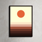 Beige Ombre Wood Print Wall Art