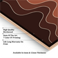 Crescent Moon Ombre Wood Print Wall Art