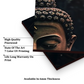 Buddha Meditating in Dark Wood Print Wooden Wall Tiles Set
