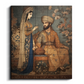 King & Queen Vintage Wood Print Wooden Wall Tiles Set