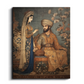 King & Queen Vintage Wood Print Wooden Wall Tiles Set