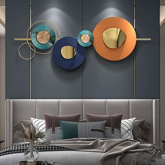 Concomitant 3D Luxurious Metal Wall Art