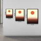 Beige Ombre Wood Print Wall Art