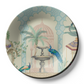 Peacock Couple Ceramic Wall Plate Home Décor
