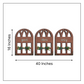 Good Vibes Only Quote Window Wall Art Set of 3