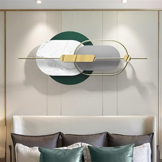 Multi Layer 3D Colorful Luxurious Metal Wall Art