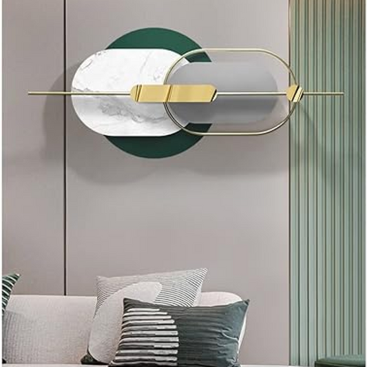 Multi Layer 3D Colorful Luxurious Metal Wall Art