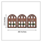Live Love Laugh Quote Window Wall Art Set of 3