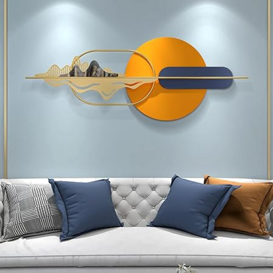 3D Waves Magnificent Luxurious Metal Wall Art