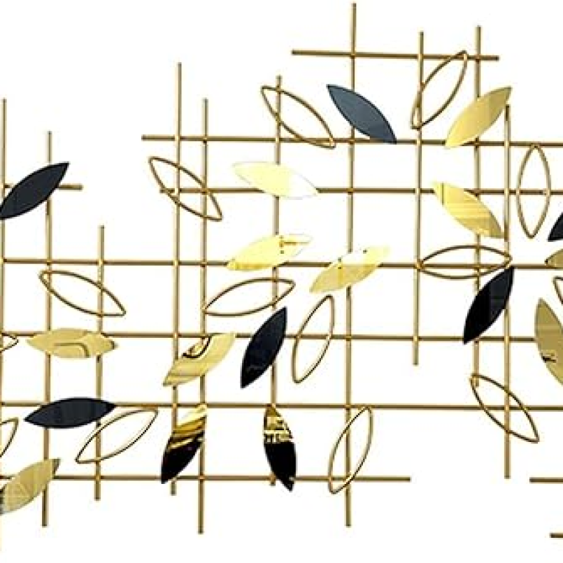 Splendiferous Leaves Luxurious Metal Wall Art