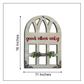 Good Vibes Only Window Wall Art