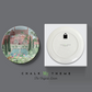 nature inspired Royal Garden ceramic wall hanging plates
