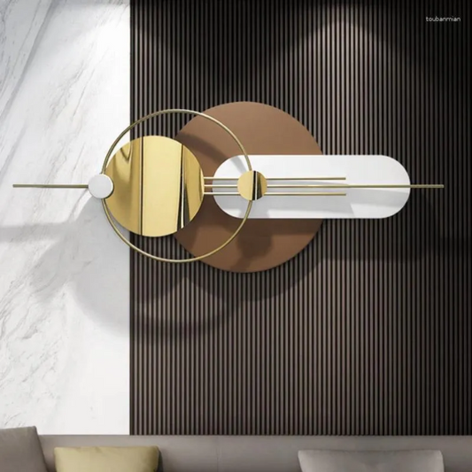 Multilayer Overlapping Luxurious 3D Metal Wall Art