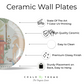 royal garden ceramic modern decorative wall plates