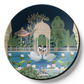 Timeless Beauty of swan couple wall decor plates