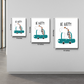 Be Happy Wood Print Wall Art