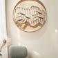 Waving Fish 3D Round Metal Wall Art