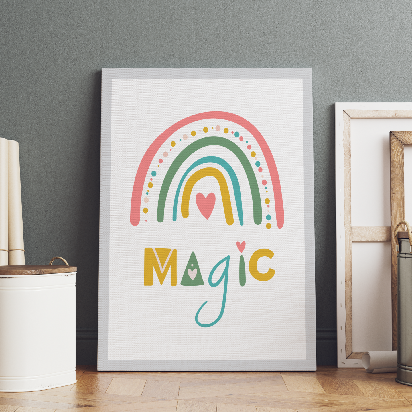 Rainbow Magic Wood Print Wall Art