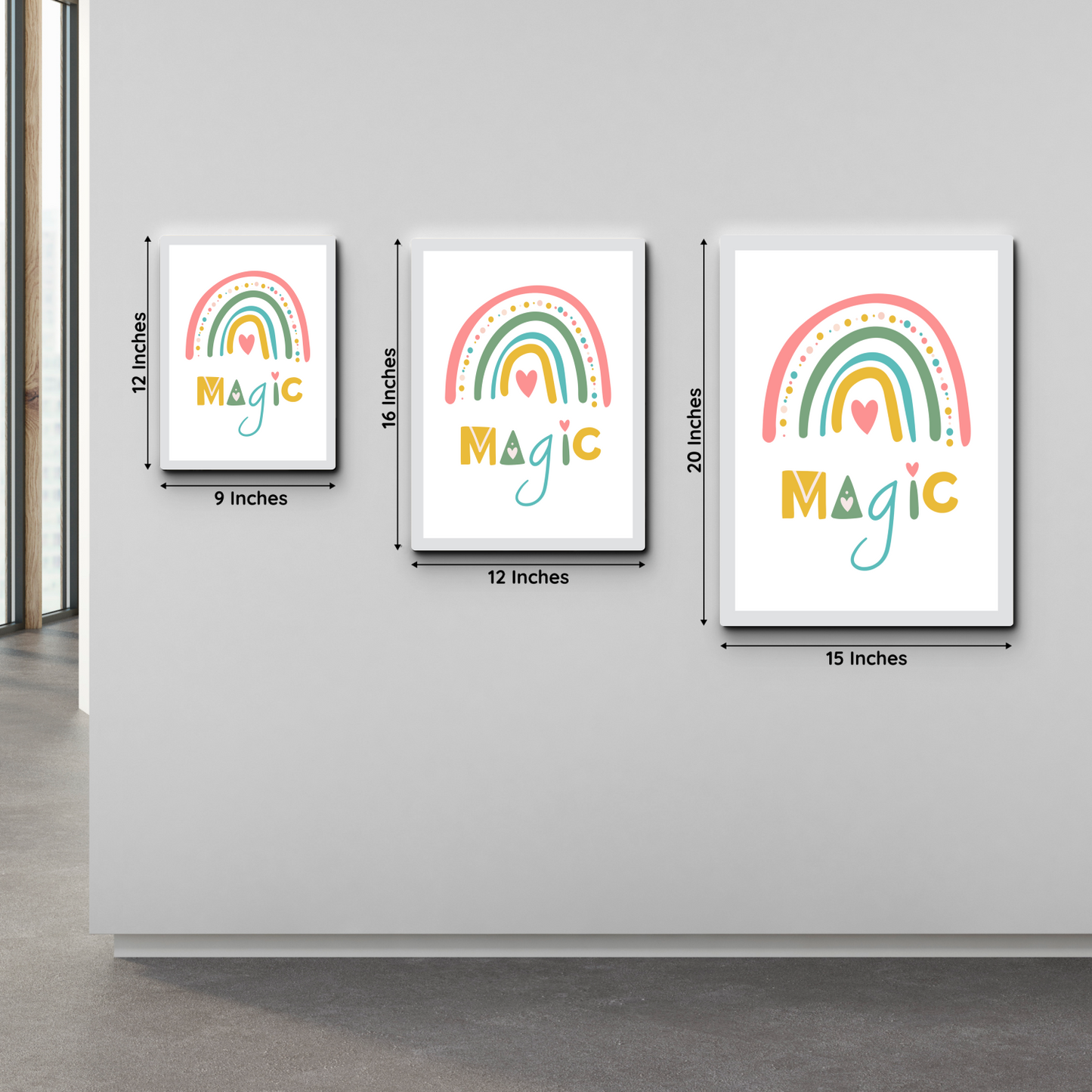 Rainbow Magic Wood Print Wall Art