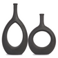 Hollow Ceramic Decorative Vase Set of 2