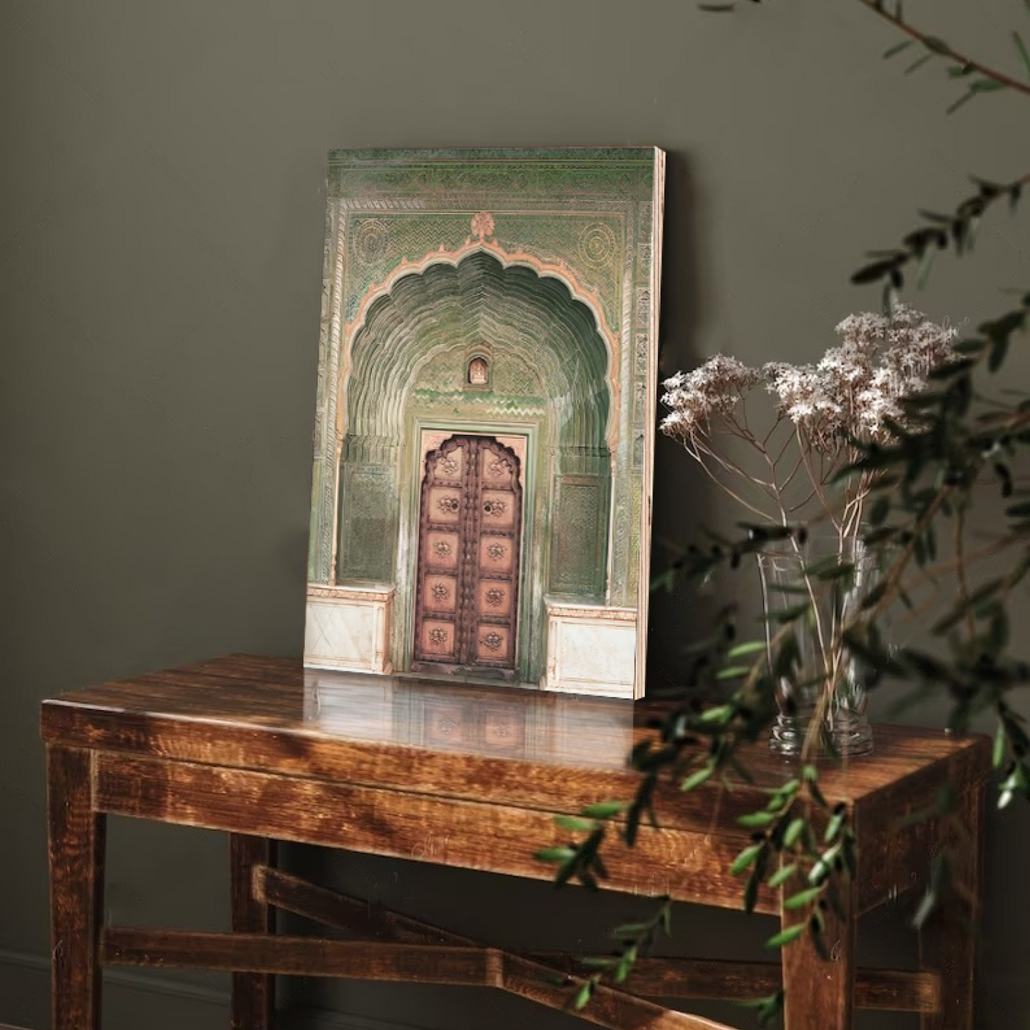 Jaipur City Palace Door Wood Print Wall Art
