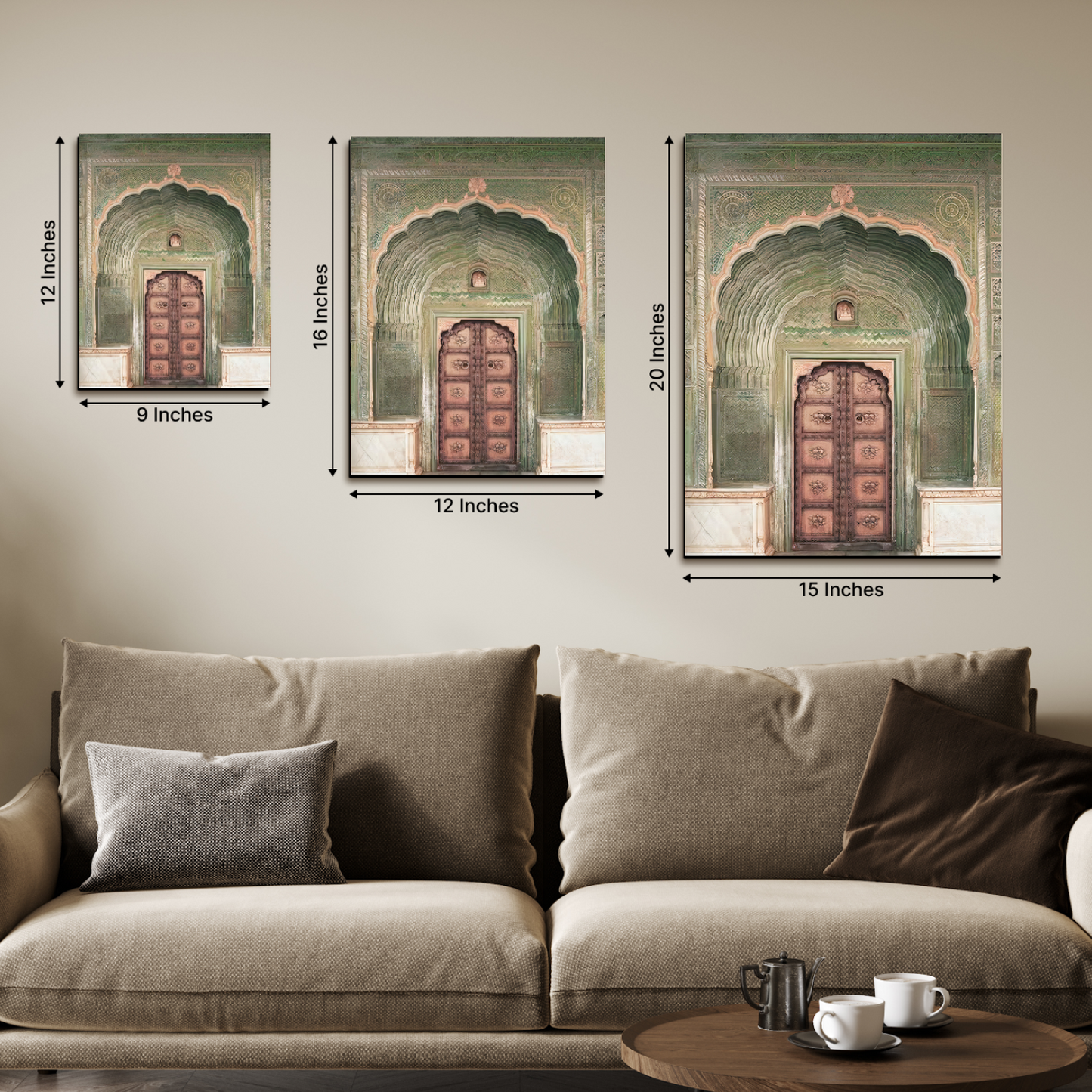 Jaipur City Palace Door Wood Print Wall Art