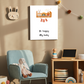 Be Happy My Baby Wood Print Wall Art