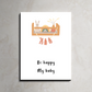 Be Happy My Baby Wood Print Wall Art