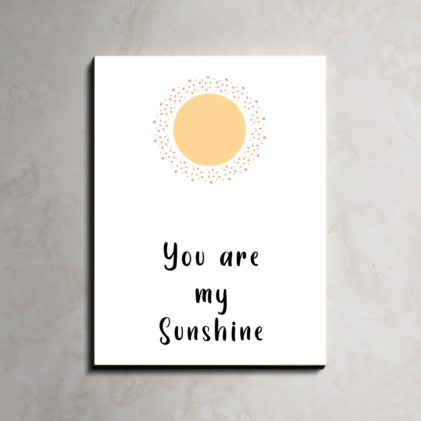 You Are My Sunshine Wood Print Wall Art