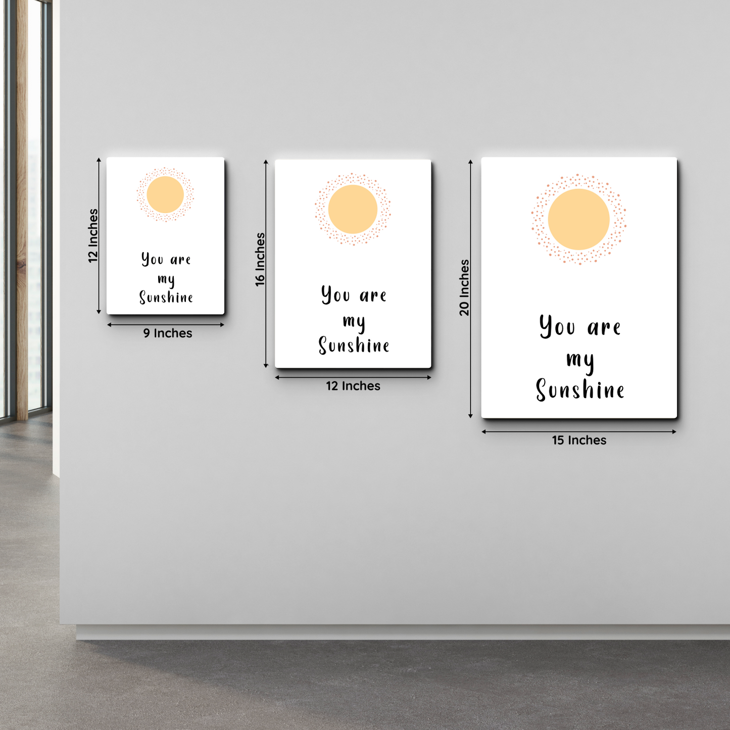 You Are My Sunshine Wood Print Wall Art