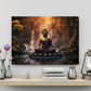 Buddha Meditating in Peace Wood Print Wall Art