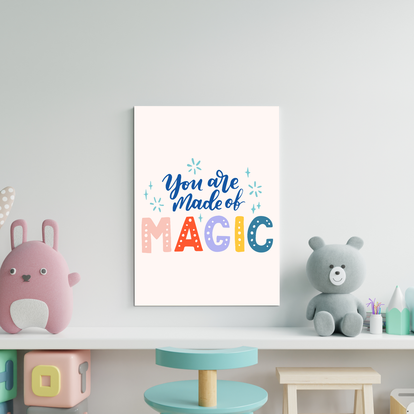 You Are Made of Magic Wood Print Wall Art