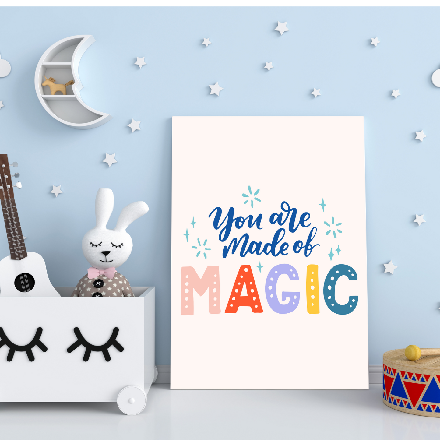 You Are Made of Magic Wood Print Wall Art
